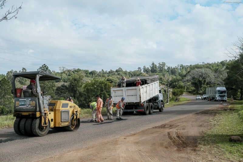 Vialidad Misiones mejora la Ruta Provincial 4 hacia Alem 1 ruta 4 alem