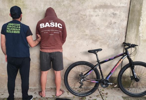 Posadas: Detuvieron a bicidealer cerca del Cementerio La Piedad Posadas