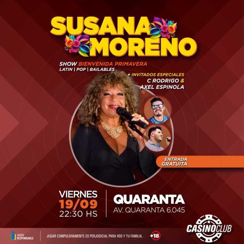 Recibí la primavera en el Casino Club con artistas de primer nivel 6 25 09 19 SUSANA MORENO Flyer Feed 1 - 5