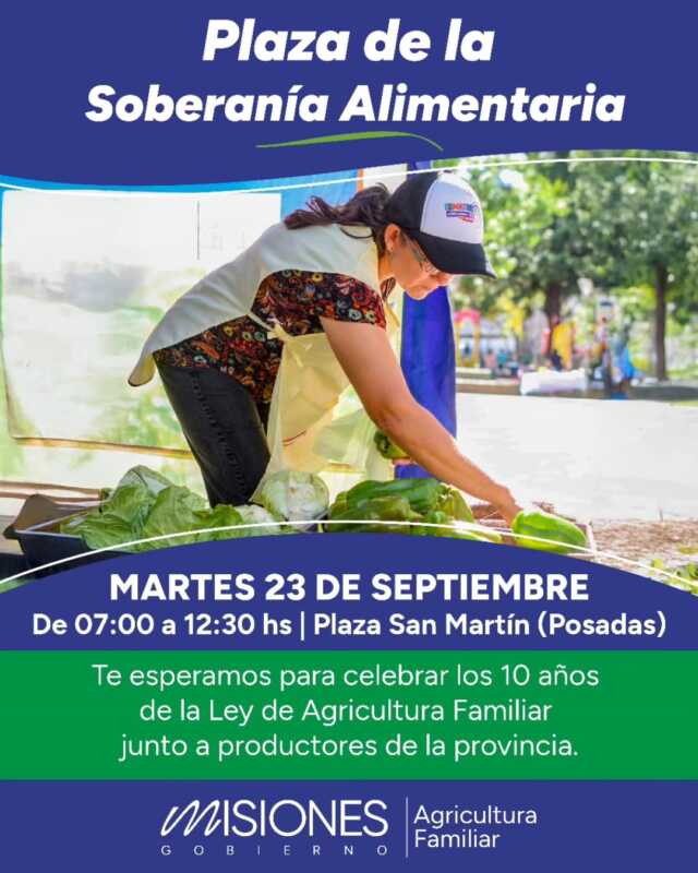 Productores locales se reúnen en Posadas por los 10 años de la Agricultura Familiar