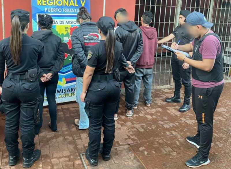 Misiones: Detuvieron a cuatro delincuentes brasileños de una banda de roba-autos misiones