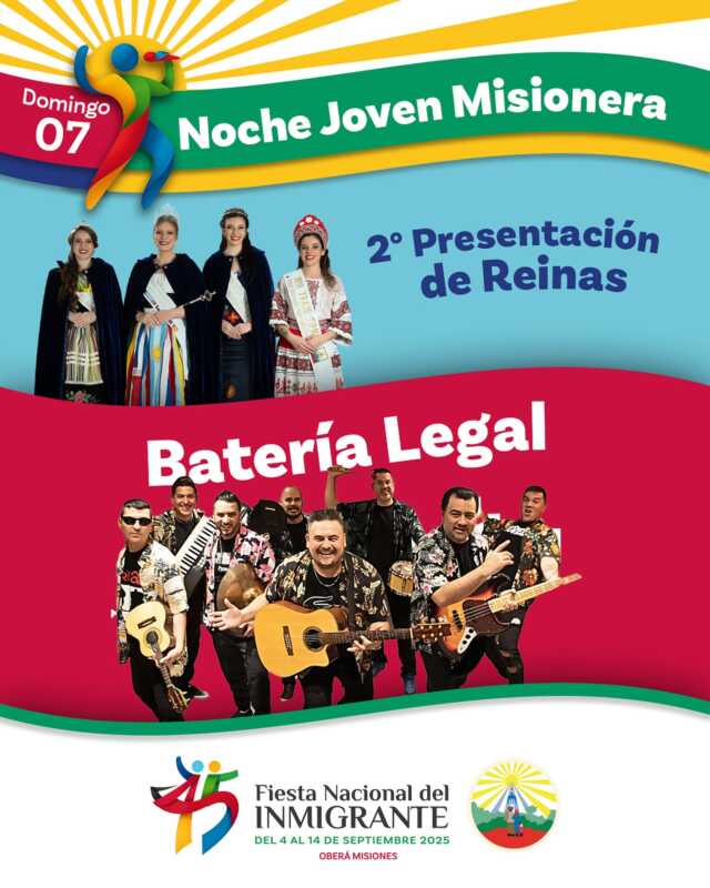 Con gran concurrencia, Oberá celebró la apertura de la 45ª Fiesta Nacional del Inmigrante 10 Fiesta Nacional de Inmigrante 8 - 9