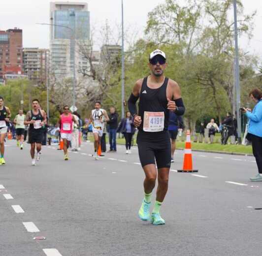 Maratón de Buenos Aires: “El desafío de correr conociendo los límites y superarlos con trabajo” 1 Hernan Carreras en la Maratón de Buenos Aires 42k.