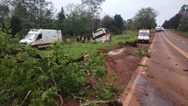 Una hospitalizada tras despiste de colectivo en Garuhapé 3 Imagen de WhatsApp 2025 09 08 a las 17.14.37 4b574a6b - 2