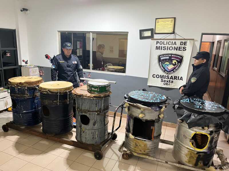 La Policía recuperó instrumentos robados de una escuela Policía