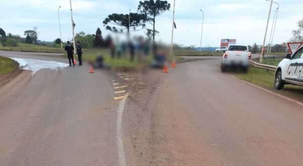 Despiste: dos jóvenes resultaron heridos en la Ruta 14 RUTA 14
