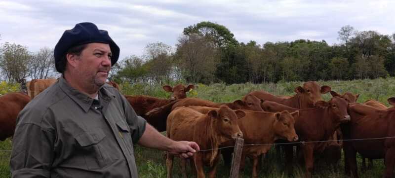 Misiones apuesta a la ganadería del futuro: Brahman colorado y búfalos como protagonistas 8 Matías Pamberger destacó que el objetivo es ofrecer carne de calidad, diferenciada y con valor agregado para el mercado.