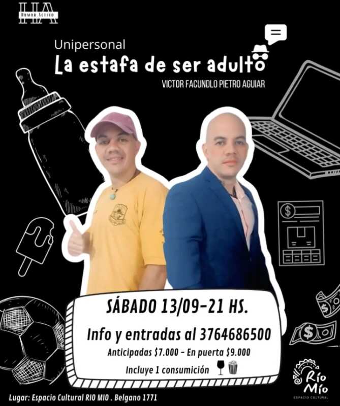 Víctor Facundo Prieto: "La estafa de ser adulto", un unipersonal que promete risas y reflexión 2 Victor