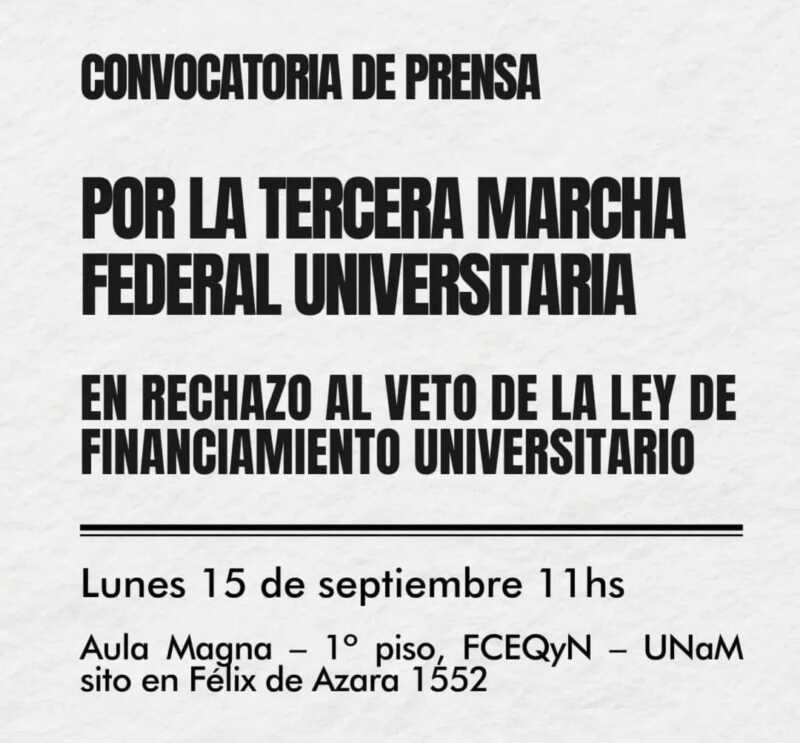 Crisis presupuestaria universitaria: estudiantes y carreras en riesgo en la UNaM 4 WhatsApp Image 2025 09 15 at 10.47.22 - 3