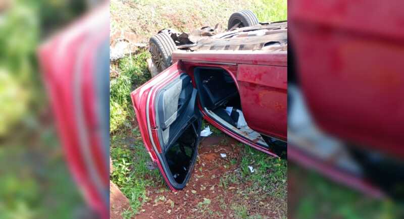 Posadas: Se descompensó y terminó despistando su auto en la Costanera Oeste auto despiste Costa Oeste - 1