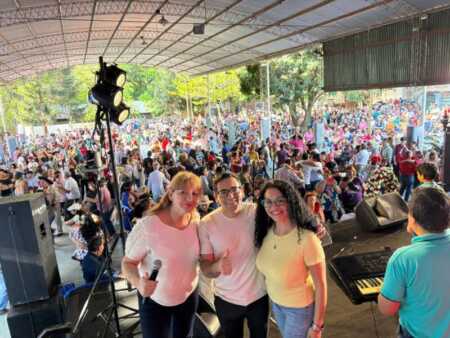 Chamameceros hizo bailar a la comunidad de San Miguel con una mega fiesta chamameceros sangre nueva Posadas