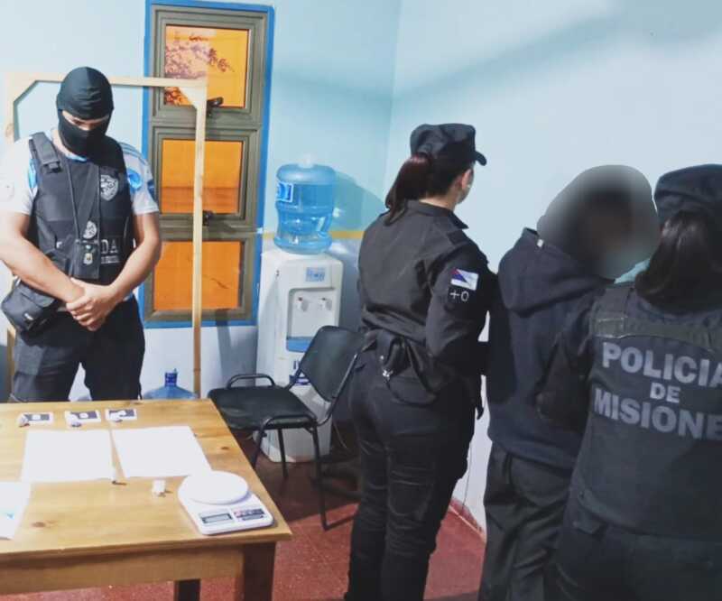 San Pedro: vendía cocaína en la ruta y fue detenida 2 cocaina