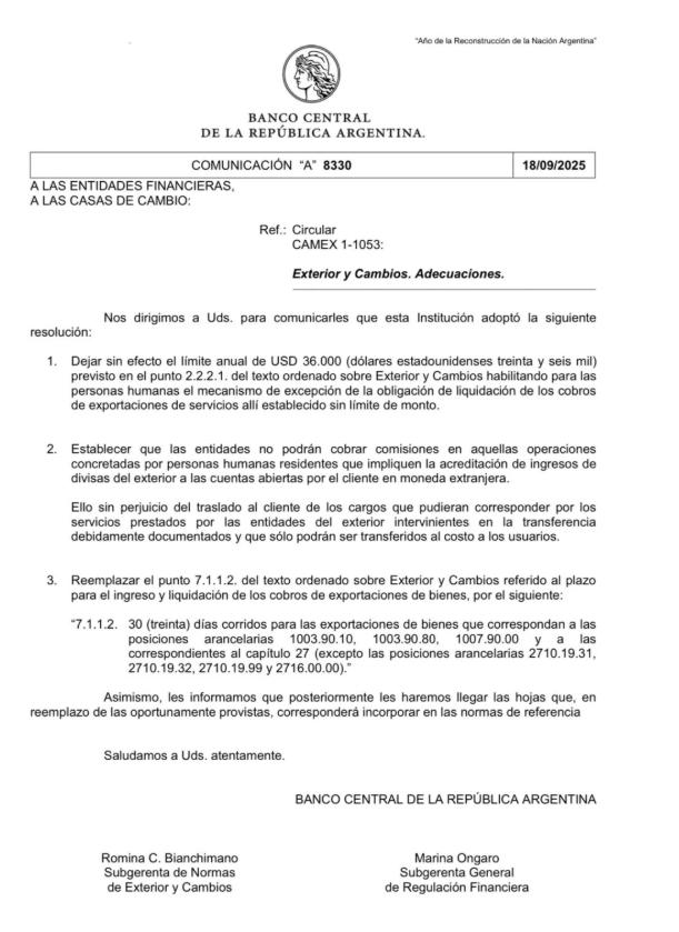 El Gobierno eliminó el tope para ingresar dólares de servicios profesionales 3 dolar resolucion - 2