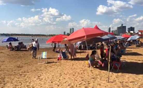 Las playas de Encarnación se renuevan para la temporada de verano 2 encarnacion playa - 1