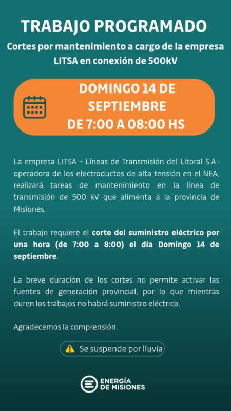 energía de misiones