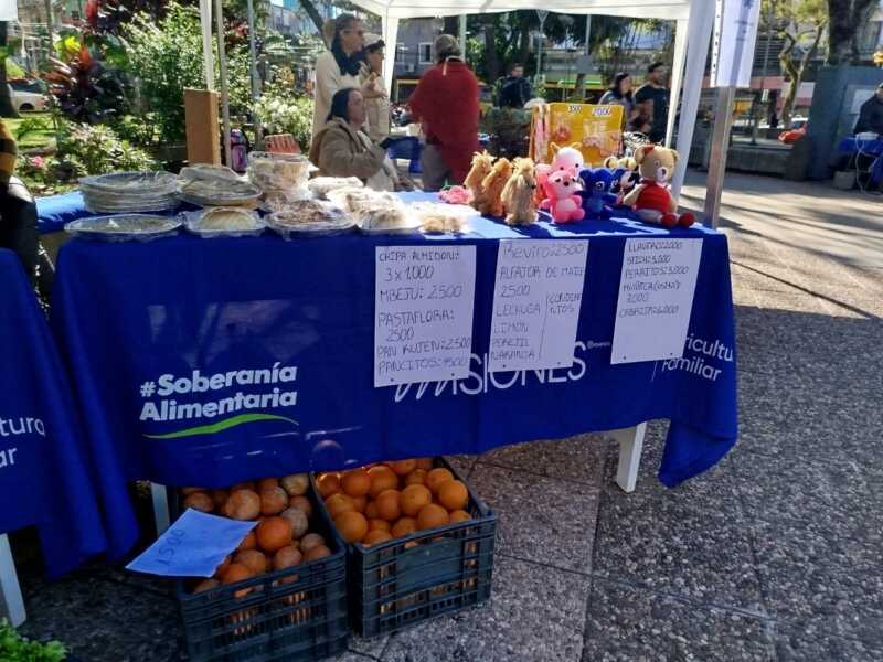 Miel orgánica y velas de cera de abeja, protagonistas de la feria de productores en Posadas 15 feria soberania alimentaria 5 - 14