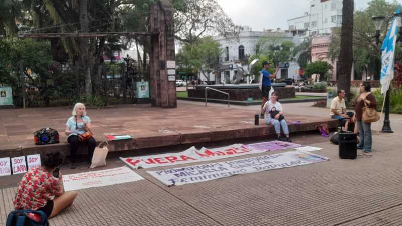 marcha ni una menos posadas 29.09