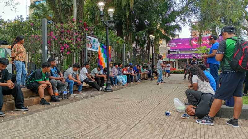 Comunidades mbyá levantan acampe en Posadas pero no se irán sin acta firmada por el Gobierno 1 comunidades mbyá