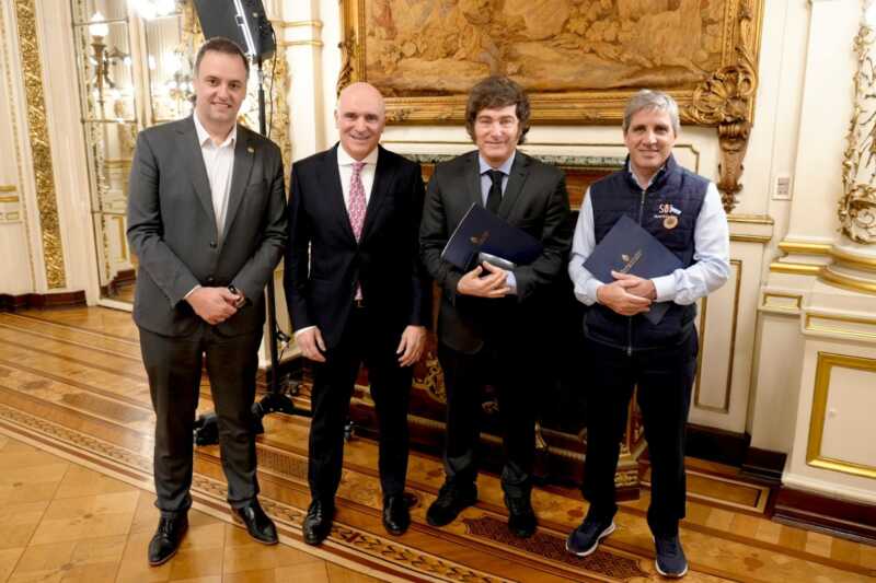 Loreiro ratificó la alianza con LLA pero advirtió que “la gente necesita soluciones económicas” 7 milei cadena - 6