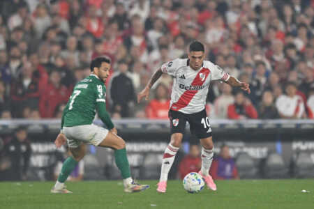 Copa Libertadores: River regaló 45 minutos ante Palemeiras y deberá buscar el milagro en Brasil river