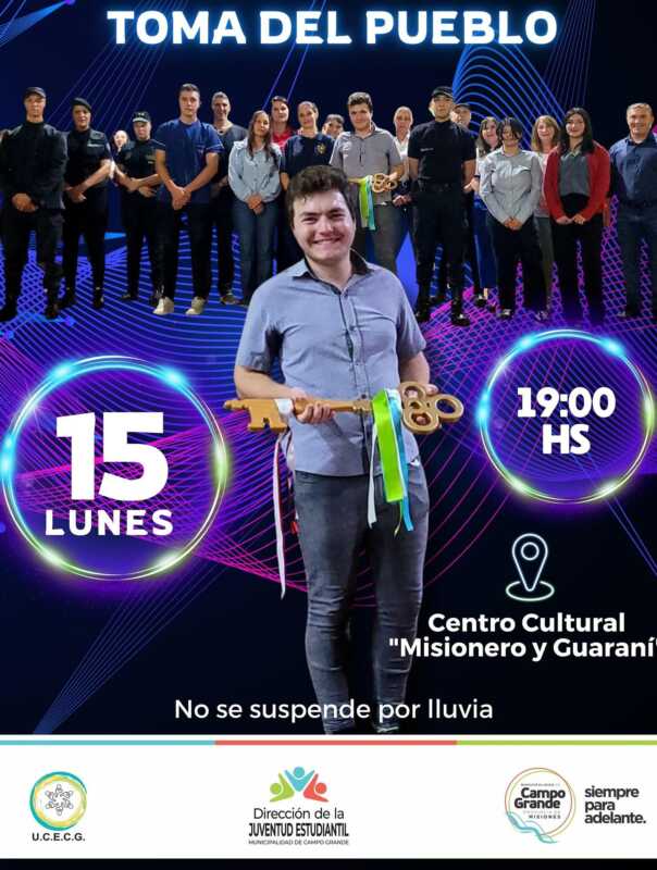 Con la toma simbólica de la localidad, Campo Grande inicia la Semana del Estudiante 2025 9 semana del estudiante Campo Grande 5 - 8