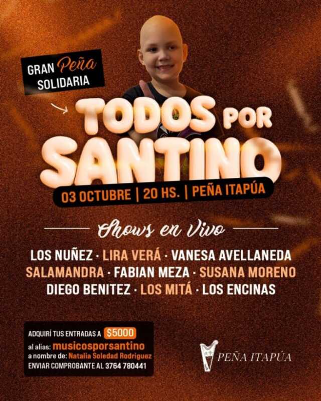 Octubre en Posadas: música, teatro y cine para toda la familia 5 20251001 acm 17 pena solidaria x santino 768x960 1 - 4