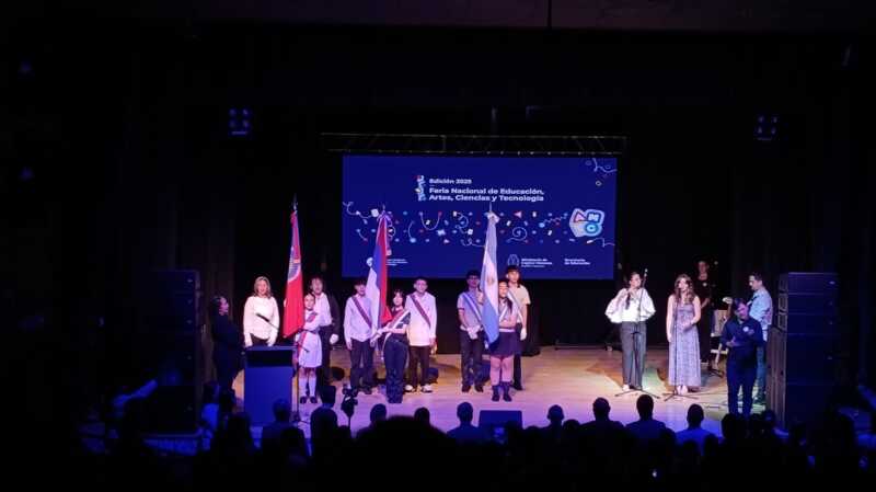 Concluyó la primera fase de la Feria Nacional de Educación, Arte, Ciencia y Tecnología en Posadas 4 Acto de cierre Feria de Ciencias