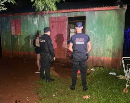 Detenido en El Soberbio por amenazar a vecina con arma de fuego y efectuar un disparo