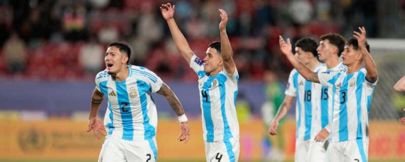 Argentina venció a México y se metió entre los cuatro mejores del Mundial Sub 20 Argentina