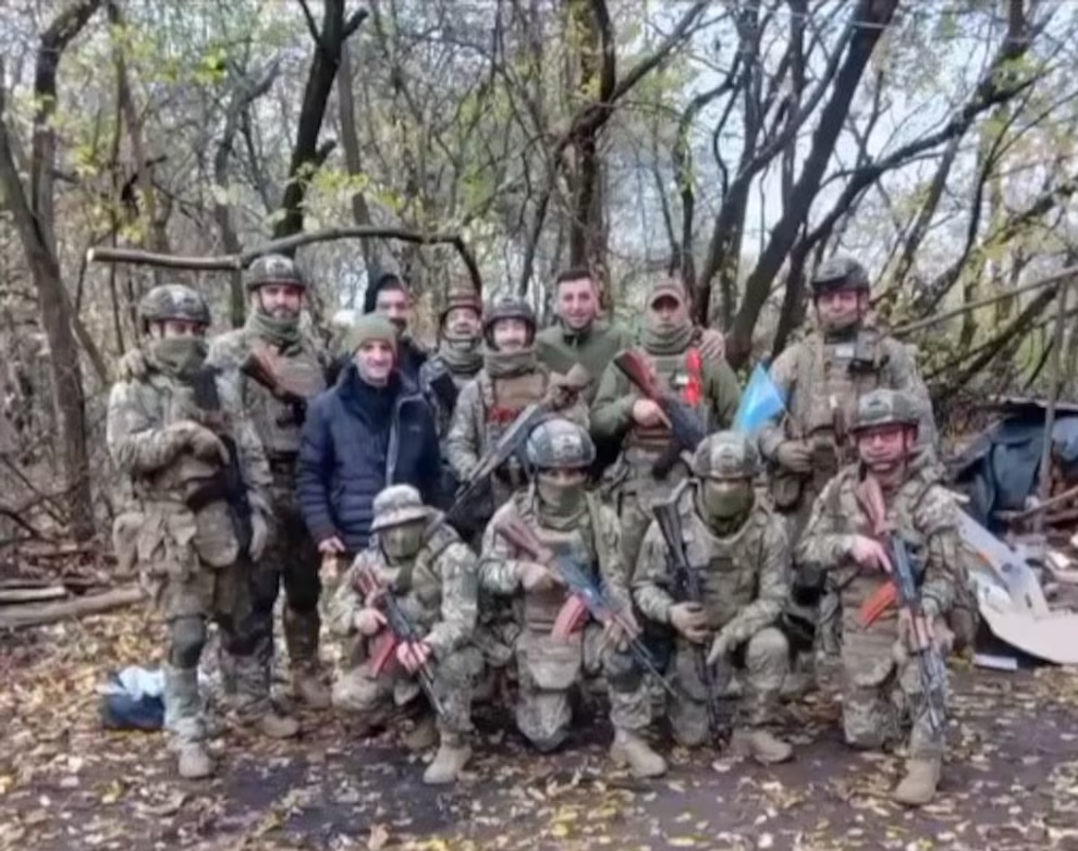 En el frente, algunas de las imágenes de los argentinos que se alistaron en el ejército de Ucrania.