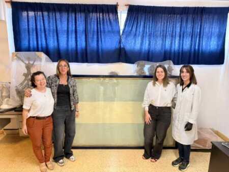 Restauran en el Museo Yaparí la primera bandera argentina que ondeó en Oberá Bandera de Obera - 2