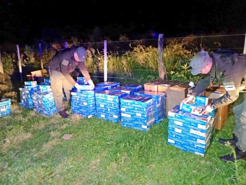 Incautaron más de 30 mil paquetes de cigarrillos de contrabando en operativos sobre ruta 17 Cigarrillos