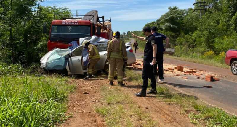 Identificaron a los dos muertos en un choque frontal entre un auto y un camión en El Soberbio EL SOBERBIO - 1