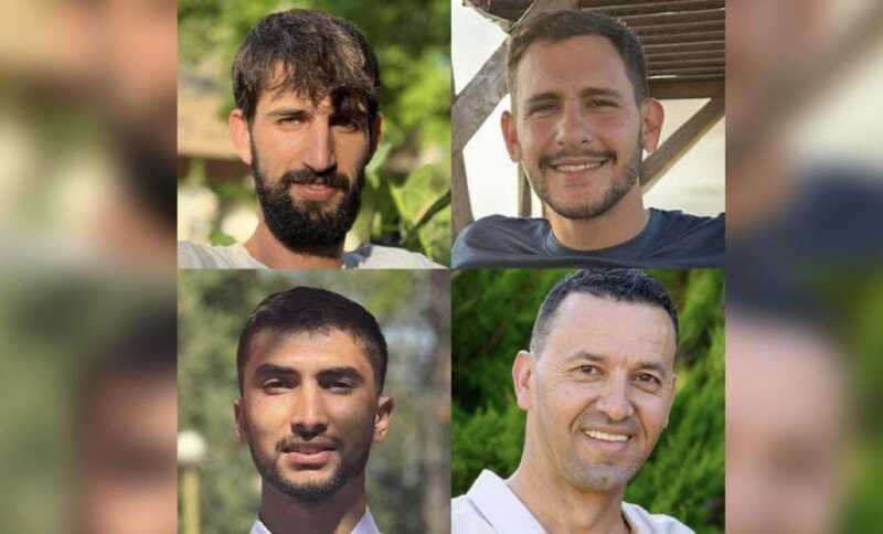 Cuatro cuerpos de rehenes israelíes fueron devueltos por Hamás 3 Hamás entregó otros cuatro cuerpos de rehenes a Israel