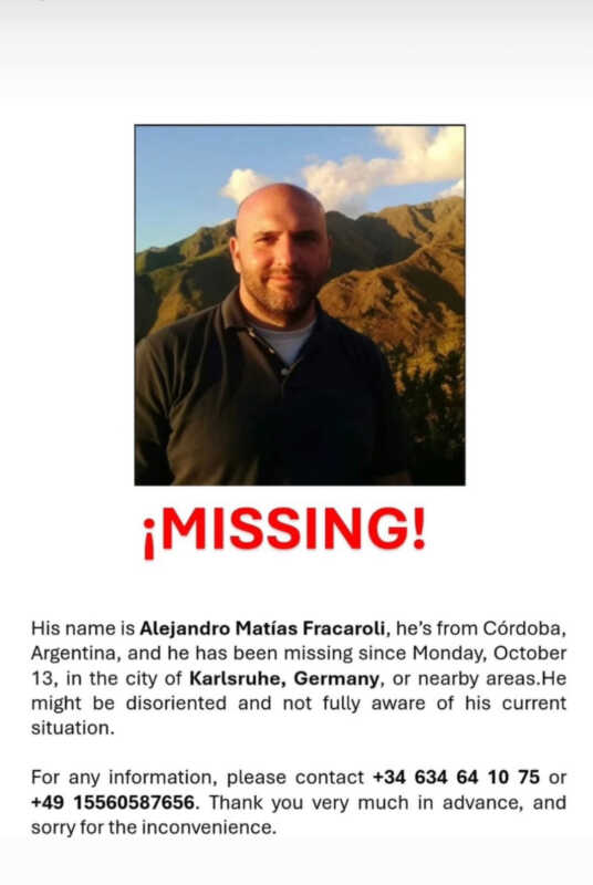 Hallaron sin vida en Alemania al investigador argentino del Conicet Alejandro Fracaroli 4 G3ZeLebWIAEm oo - 3