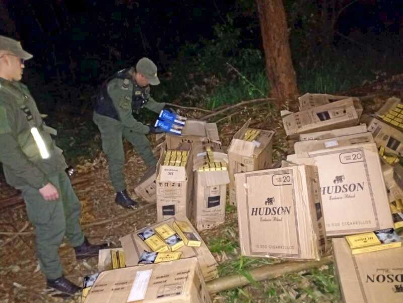 Gendarmería secuestró más de 26 mil paquetes de cigarrillos ilegales en San Pedro Gendarmería