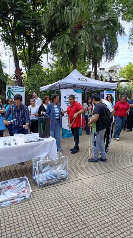 Misiones celebra el Día Internacional del Bastón Blanco con donación de 100 bastones 8 IMG 20251015 095702 - 7