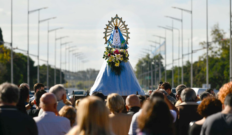 Miles de fieles se suman a la 51ª Peregrinación a Luján Luján