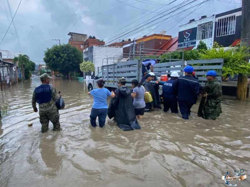 Tragedia en México: al menos 24 muertos y miles de damnificados por las intensas lluvias 3 México