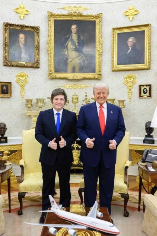 Milei: “Si Argentina vuelve al populismo, EEUU dejará de apoyarnos” 2 Milei se reunió con Trump en la Casa Rosada