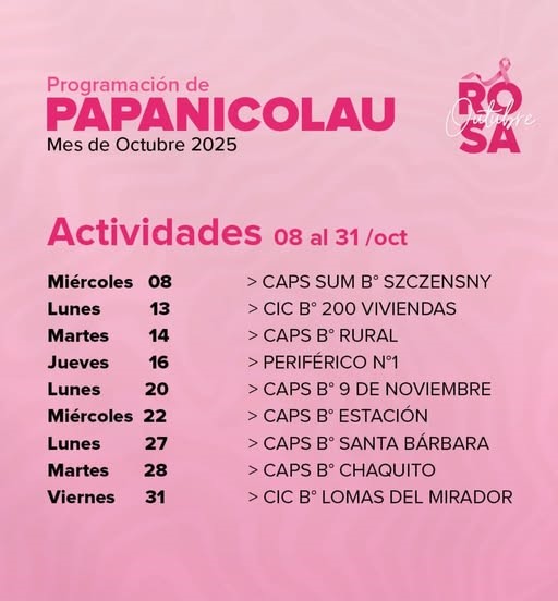 Apóstoles impulsa controles gratuitos en el mes de prevención del cáncer de mama 2 Prevención del cáncer de mama: controles gratuitos en Apóstoles