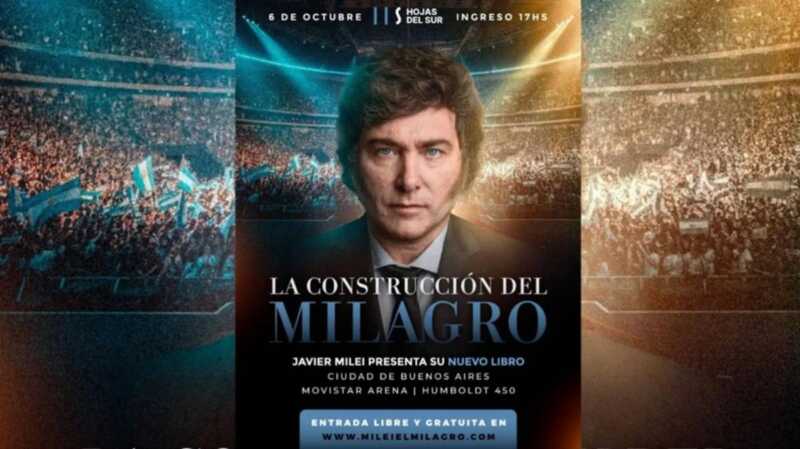 Milei presentó su libro “La Construcción del Milagro”: que pasa con la venta en Misiones libro Javier Milei
