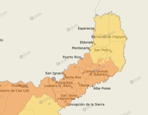 alerta naranja misiones