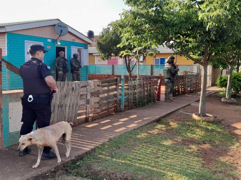 Desarticulan una red de narcomenudeo y robos tras allanamientos en el barrio 508 Viviendas 2 Posadas narcomenudeo