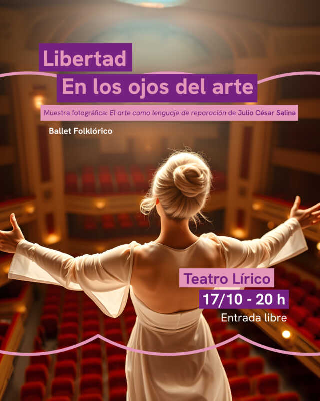 ‘’Libertad en los ojos del arte’’: danza, fotografía y diversidad en el Teatro Lírico 2 Danza, fotografía y performance en el Parque del Conocimiento