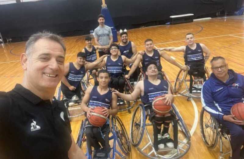 Dos misioneros integran la Selección Argentina de básquet adaptado que competirá en Chile basquet