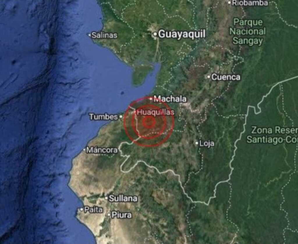 el area donde se produjo en temblor - 2
