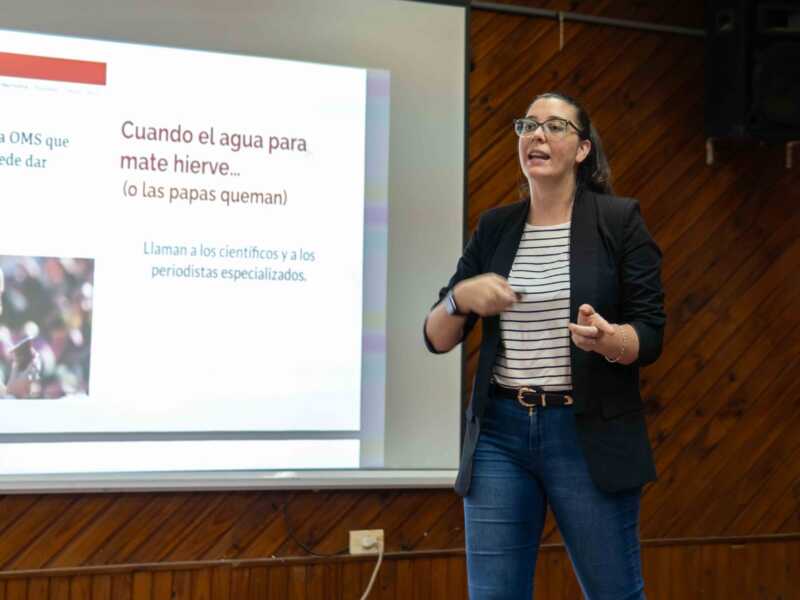 Eliana Benay destaca la importancia de visibilizar el trabajo, la participación y el liderazgo de las mujeres rurales.