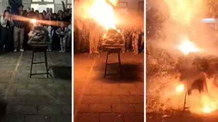 Impactante explosión en una feria de ciencias en Pergamino: una nena está grave feria de ciencias