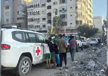 Permiten a la Cruz Roja ingresar a Gaza para buscar los restos de rehenes gaza